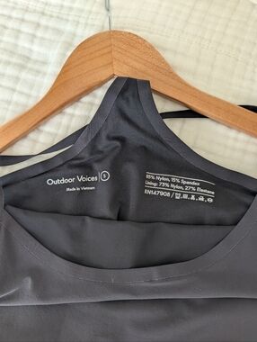 Outdoor Voices Black The Workout Dress